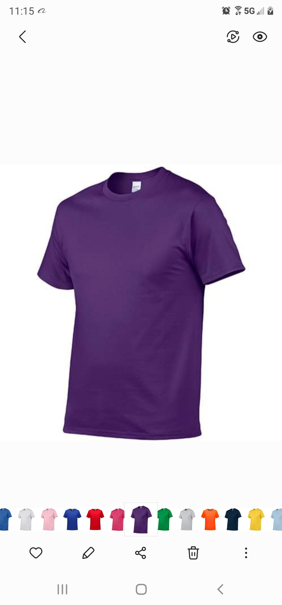 Custom Short Sleeve T-Shirts (Regular Vinyl)